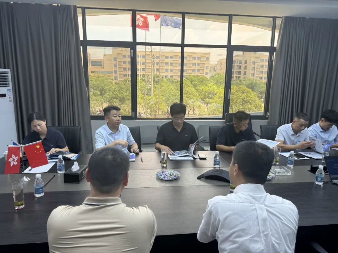 歡迎懷化沅辰水務(wù)范總一行蒞臨我司參觀指導！